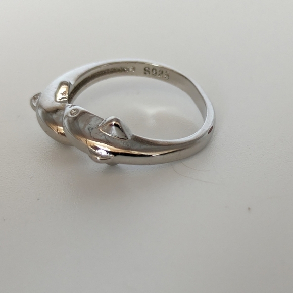 Sterling Silver Dolphin Ring - Picture 3 of 4